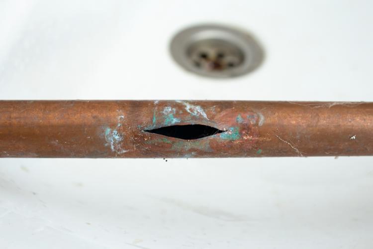 Blocked drain due to Pipes Damaged